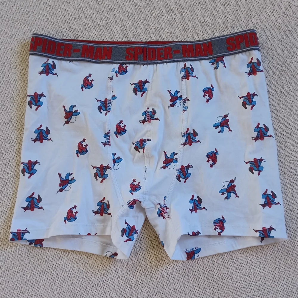 zara ♡ marvel spiderman boxer briefs kids bous 11-12 super hero retro playful